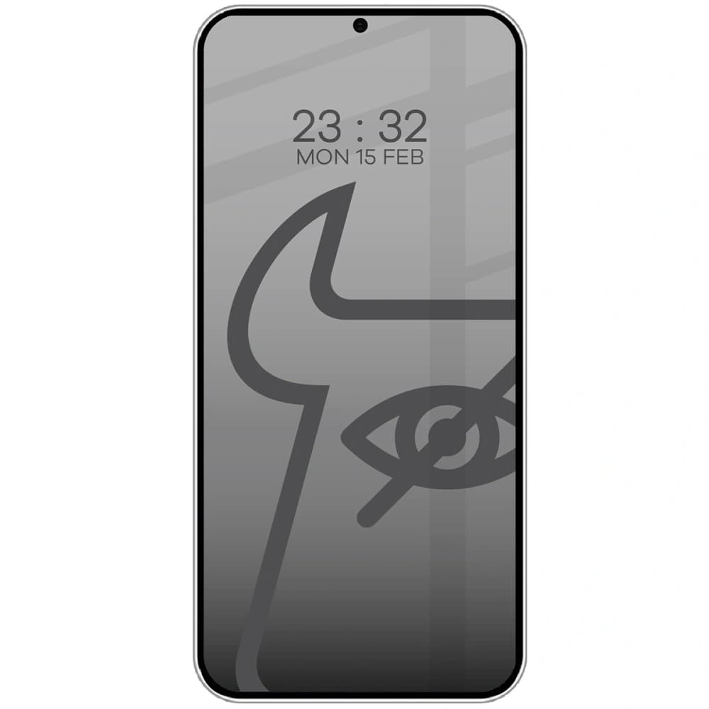 Bizon Glass Edge Shadow Samsung Galaxy S25 Plus / S24 Plus tinted with a black frame - 3