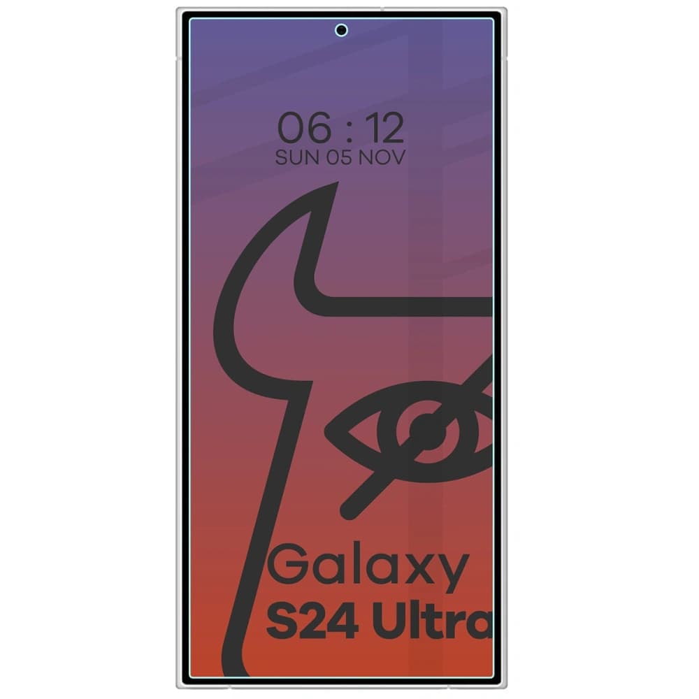 Bizon Glas Klar Schatten Samsung Galaxy S24 Ultra getönt - 3