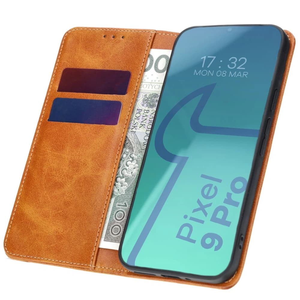 Bizon Case Pocket Pro Google Pixel 9 Pro XL brown - 1