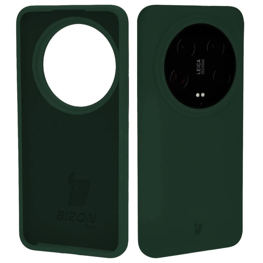 Bizon Soft Case Xiaomi 14 Ultra dunkelgrün - 1