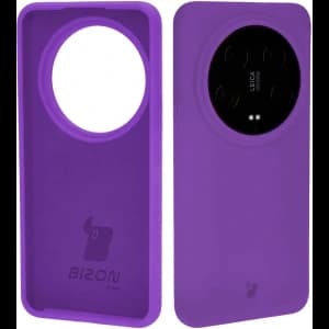 Bison Soft Case Silikonhülle für Xiaomi 14 Ultra lila