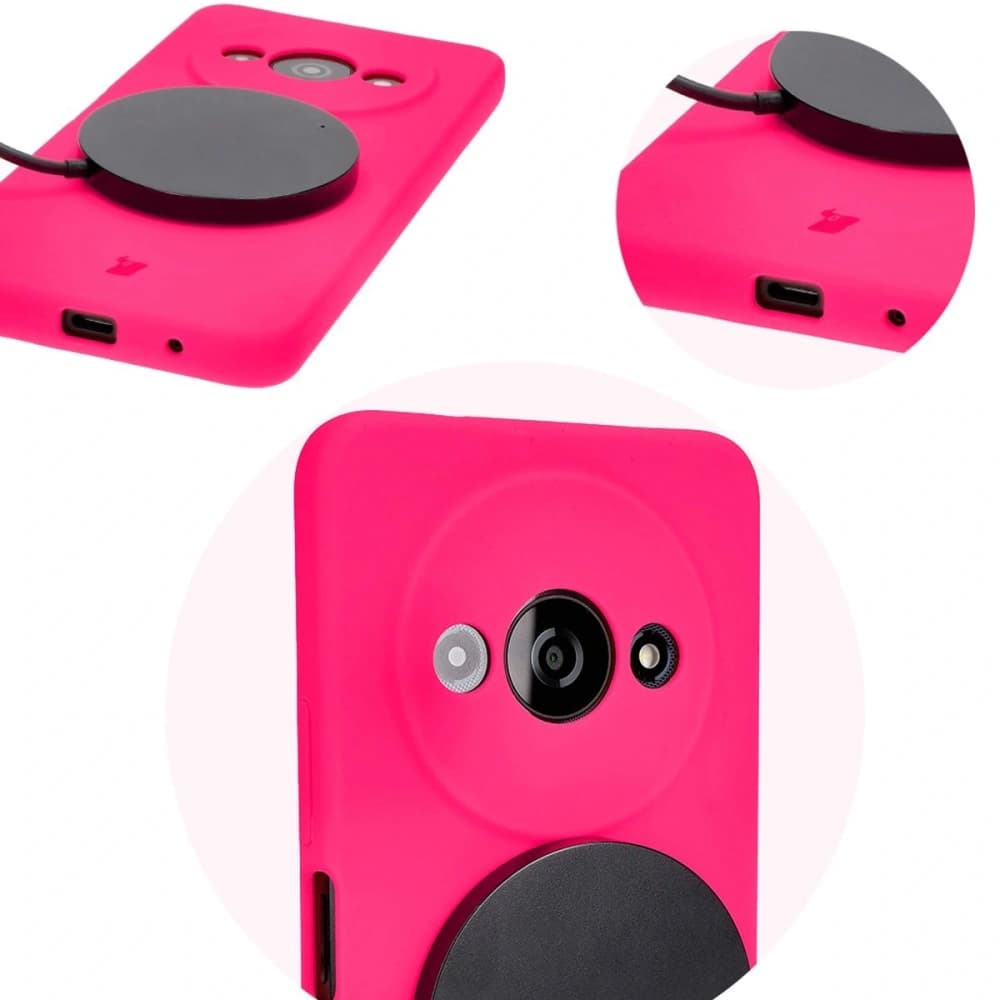 Bizon Soft Case Xiaomi Redmi A3 4G neon pink - 12
