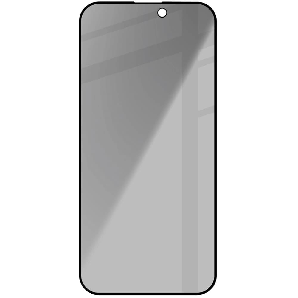 Bizon Glass Edge Shadow Apple iPhone 15 Pro Max tinted with a black frame - 4