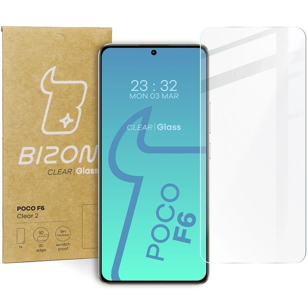 Bizon Glass Clear 2 Xiaomi Poco F6 - 1