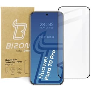 BIZON Glasrand 3D Huawei Pura 70 Pro / Pro+ / Ultra