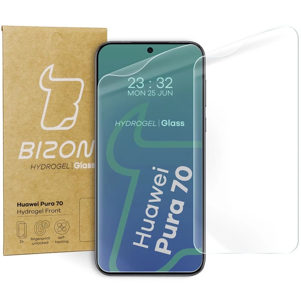 Bizon Glass Hydrogel Front Huawei Pura 70 [2 PACK] - 1