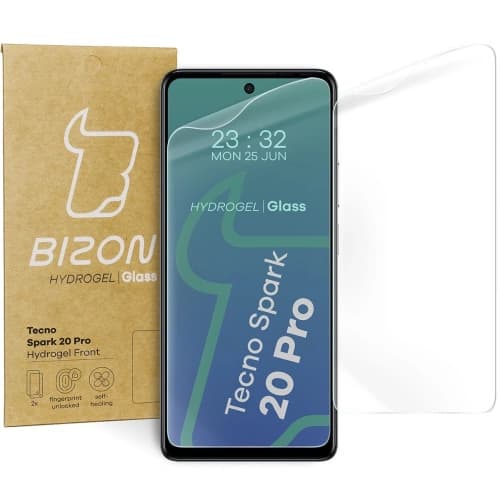 Bizon Glass Hydrogel Front Tecno Spark 20 Pro [2 PACK]