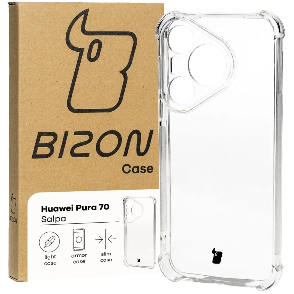 Bizon Case Salpa Huawei Pura 70 klar - 1