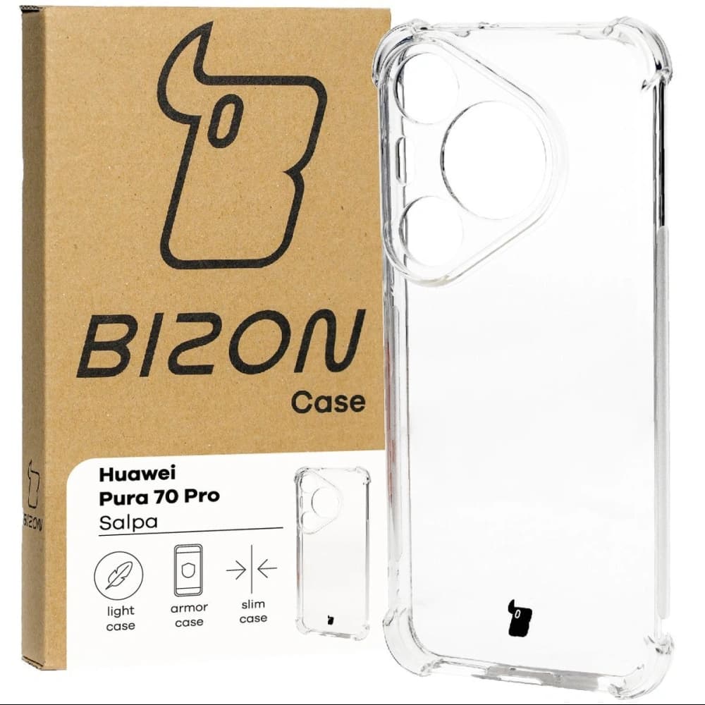 Bizon Case Salpa Huawei Pura 70 Pro / Pro+ klar - 1
