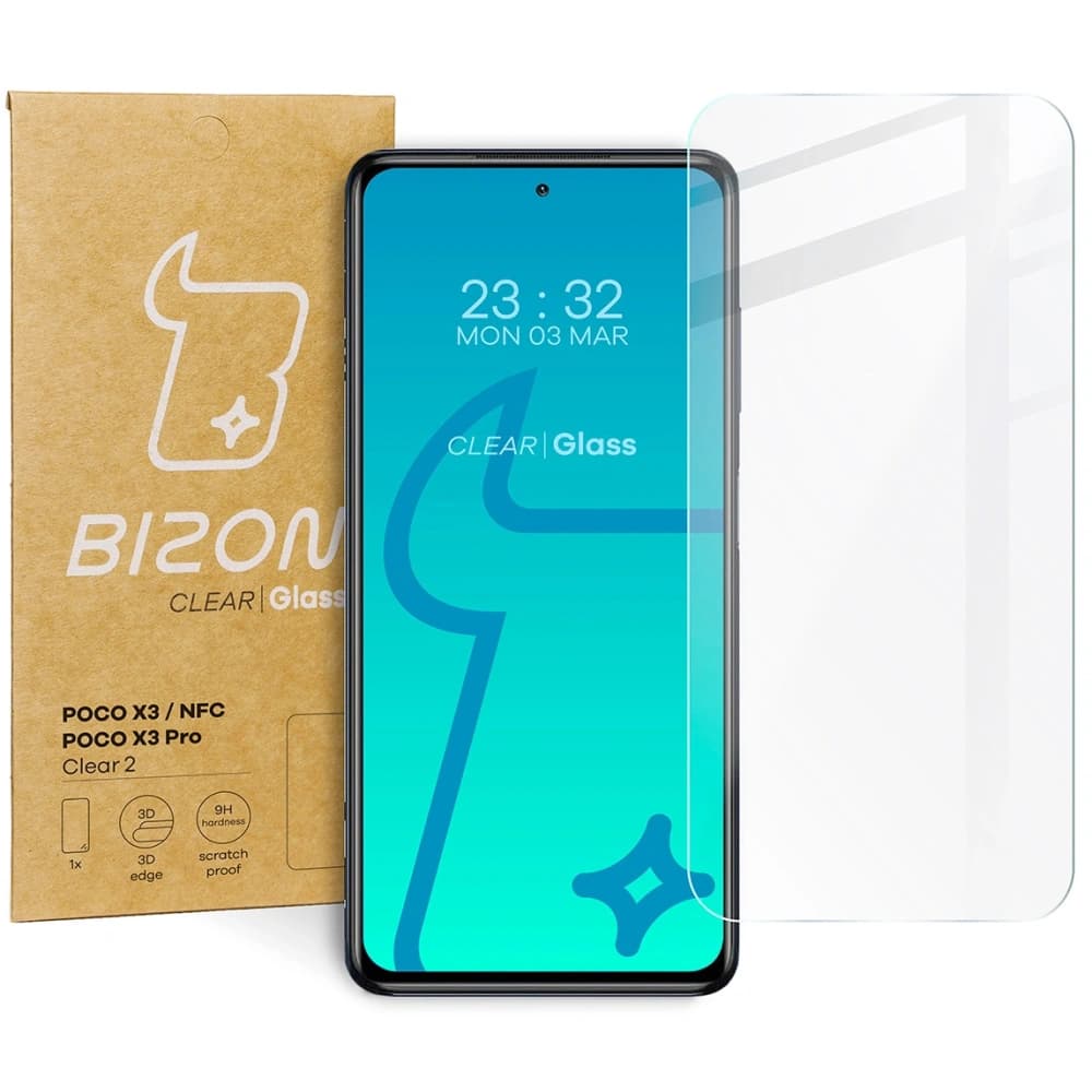 Bizon Glass Clear 2 Xiaomi Poco X3 / NFC / Pro - 1