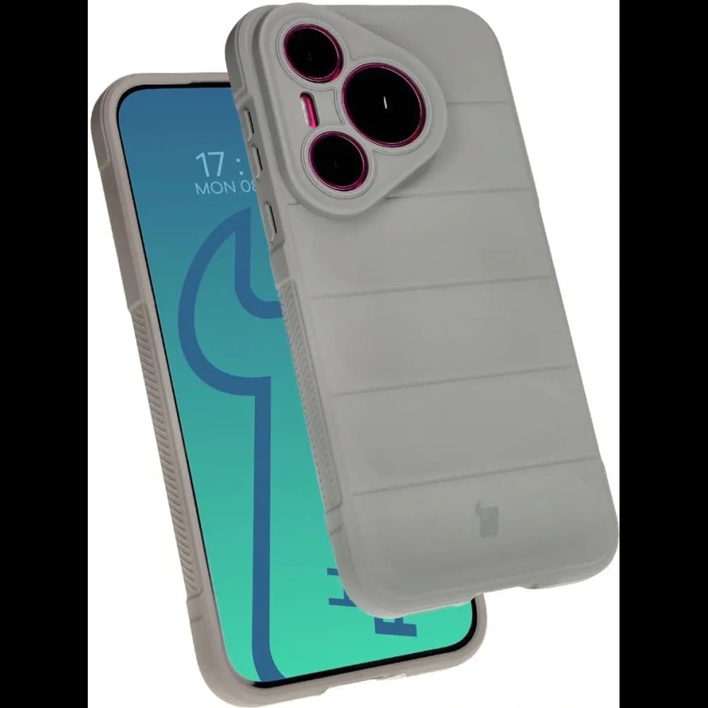 Armored case Bizon Case Tur for Huawei Pura 70 light gray - 1