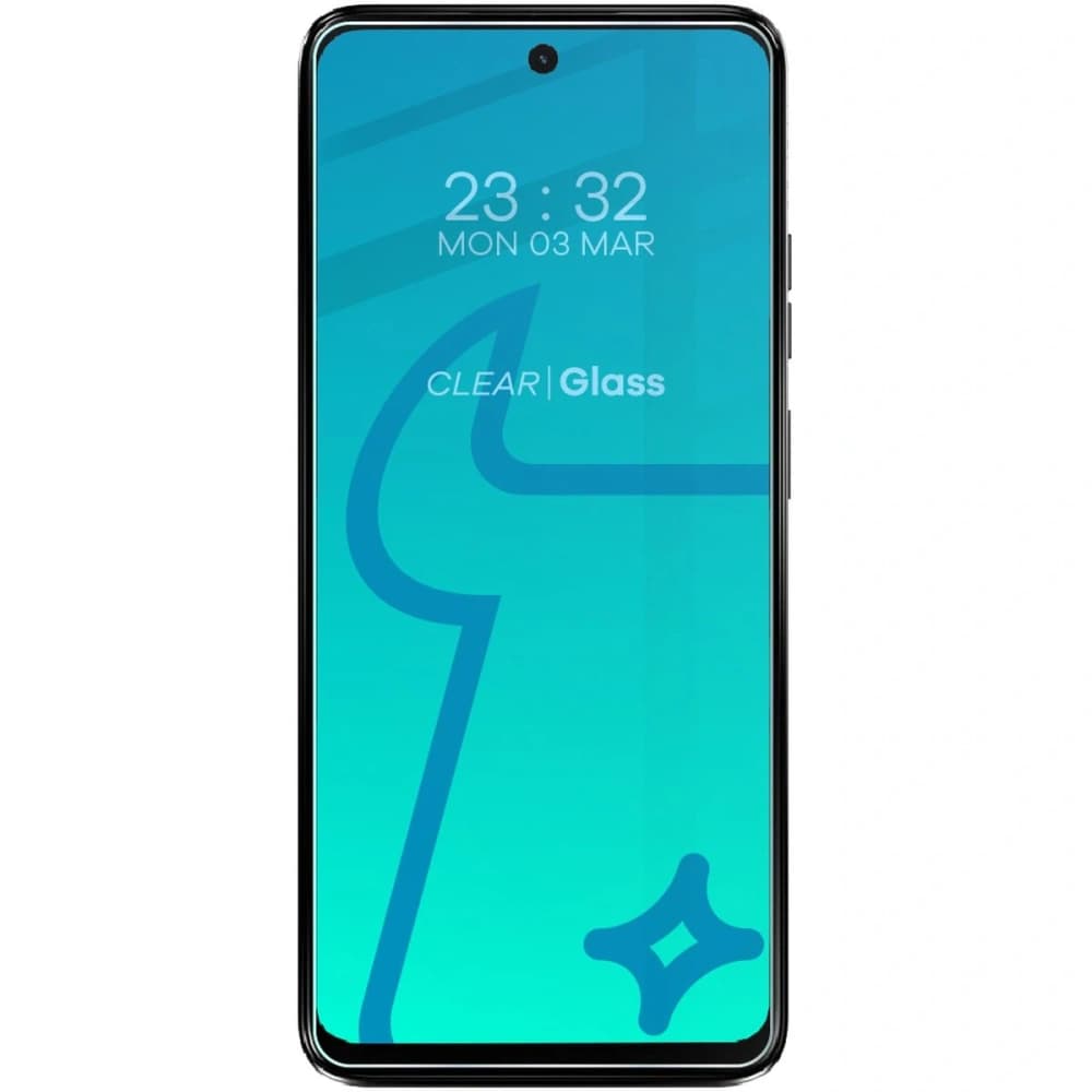 BIZON Clear 3x Bildschirmglas + Kameraglas Motorola Moto G34 5G - 3