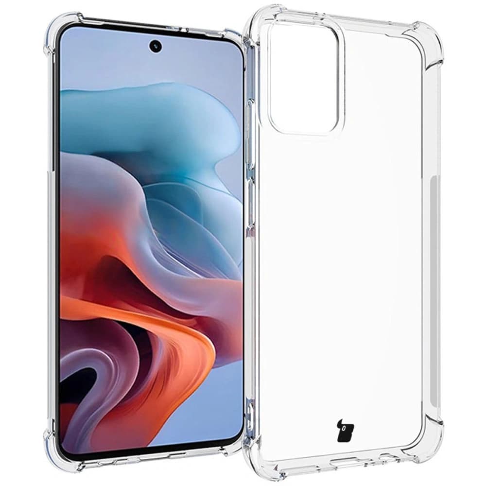 Bizon Case Clear Pack Hülle + 2x Schutzglas + Linsenglas Motorola Moto G34 5G klar - 5