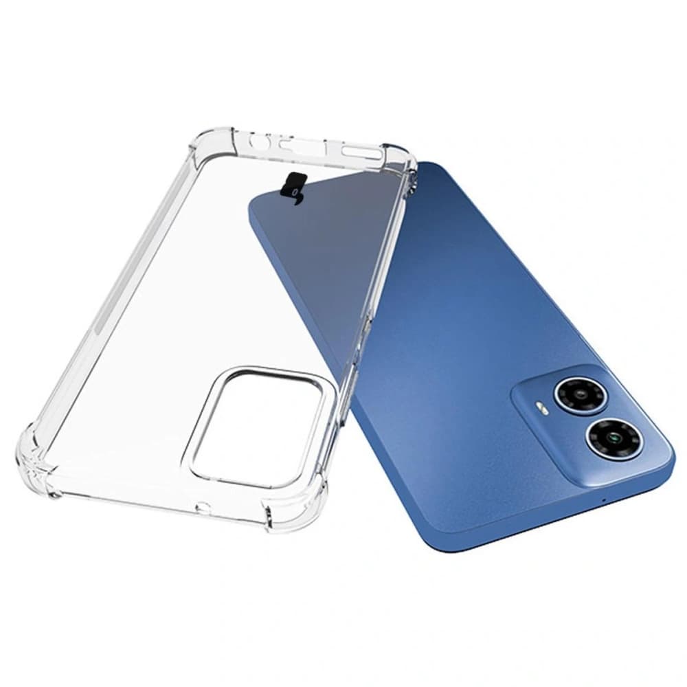 Bizon Case Clear Pack Hülle + 2x Schutzglas + Linsenglas Motorola Moto G34 5G klar - 7