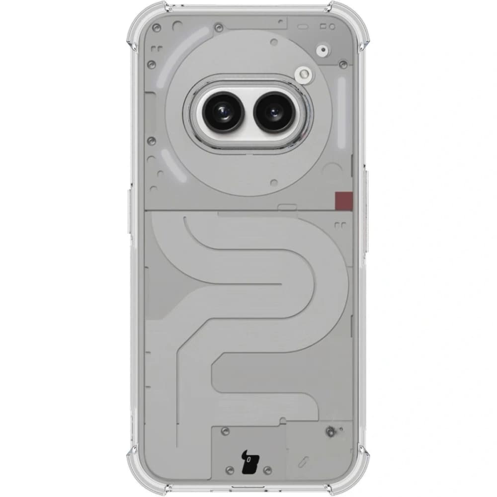Bizon Case Clear Pack case + 2x screen glass + lens glass Nothing Phone (2a) clear - 2