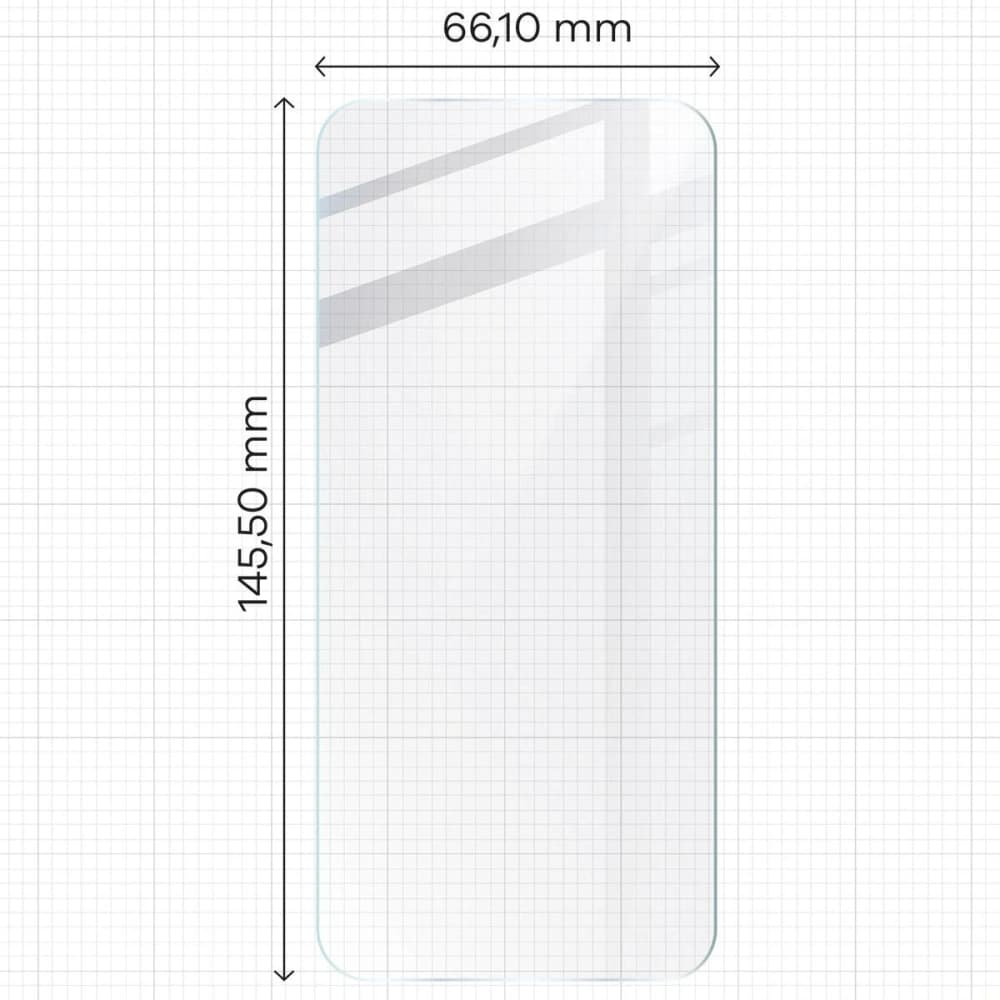BIZON Clear 3x Bildschirmglas + Kameraglas Google Pixel 8a - 2