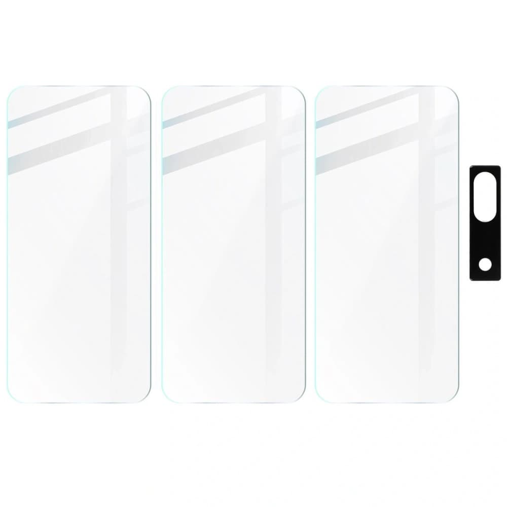 BIZON Clear 3x Bildschirmglas + Kameraglas Google Pixel 8a - 4