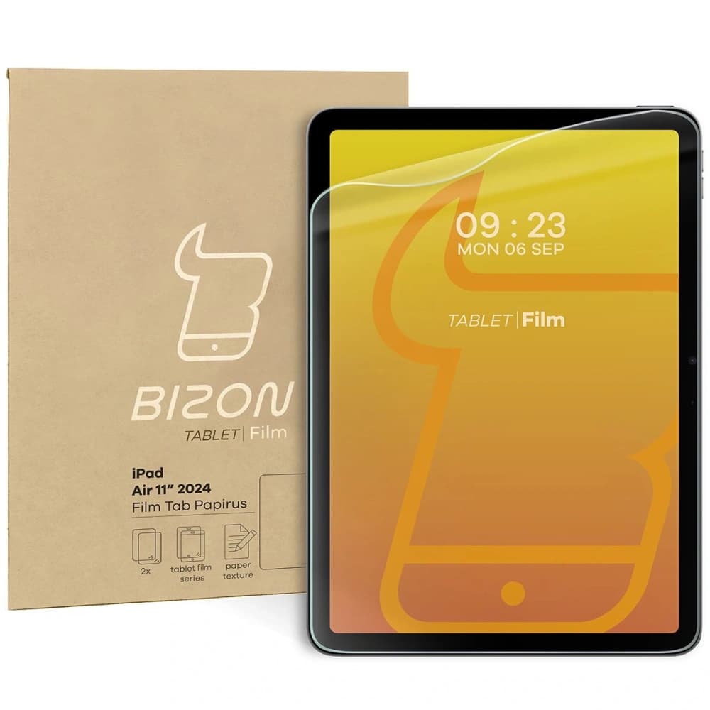 Folia imitująca papier Bizon Film Tab Papirus do iPad Air 11" 6 gen. 2024 [2 PACK] - 1