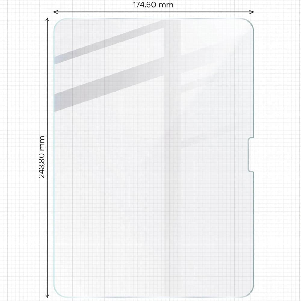 Folia imitująca papier Bizon Film Tab Papirus do iPad Air 11" 6 gen. 2024 [2 PACK] - 2