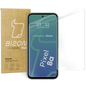 Bizon Glass Hydrogel Front Pixel 8a [2 PACK]