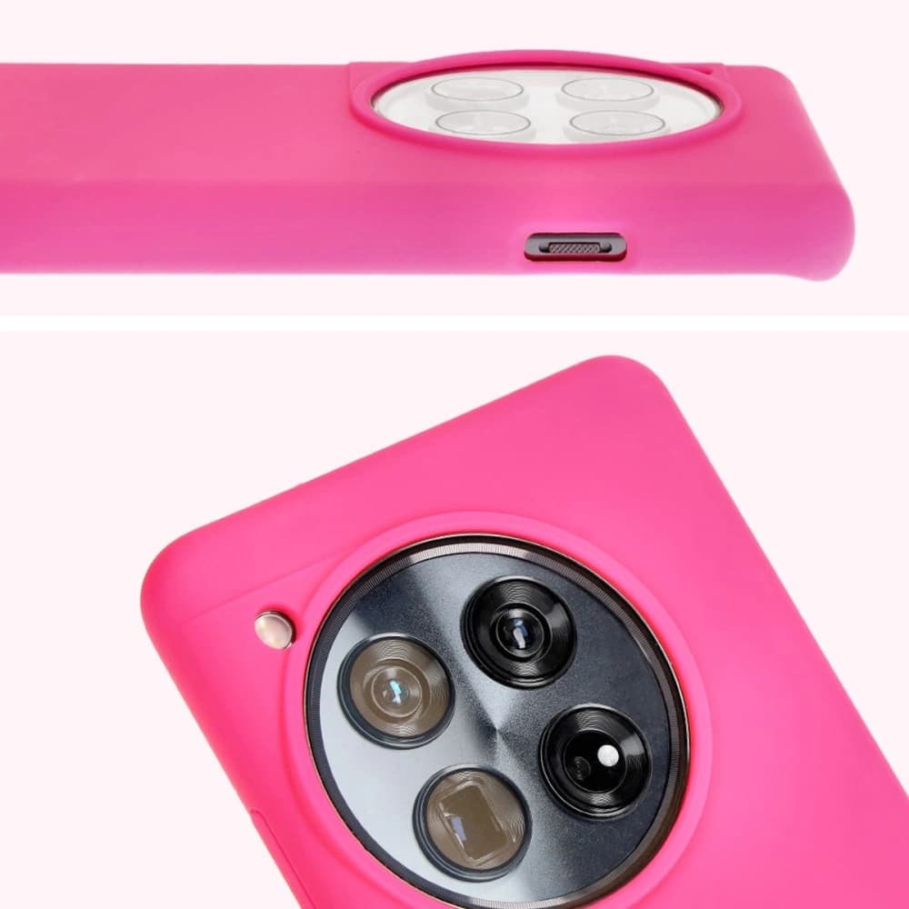 Bizon Soft Case OnePlus 12 neon pink - 10