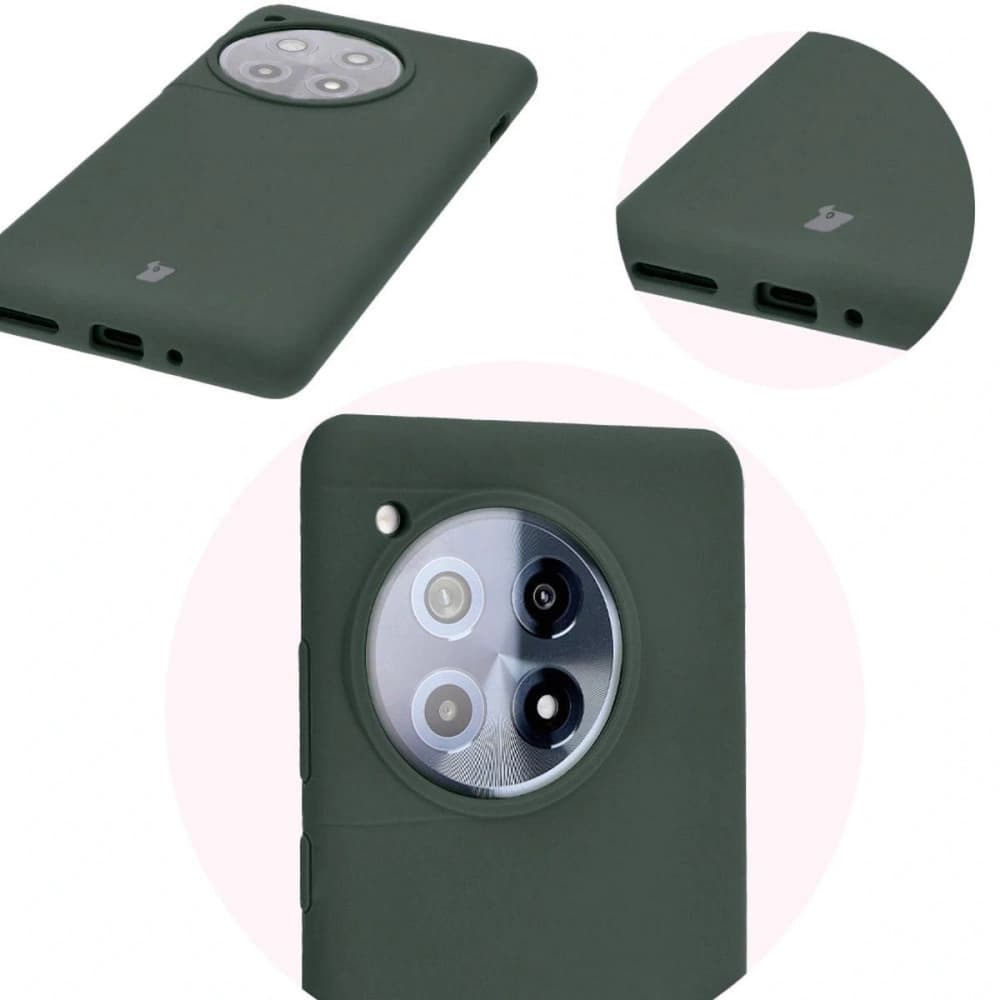 Bizon Soft Case OnePlus 12R dark green - 12