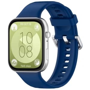 Bizon Strap Uhr Silikon Pro Huawei Uhr Fit 3 marineblau
