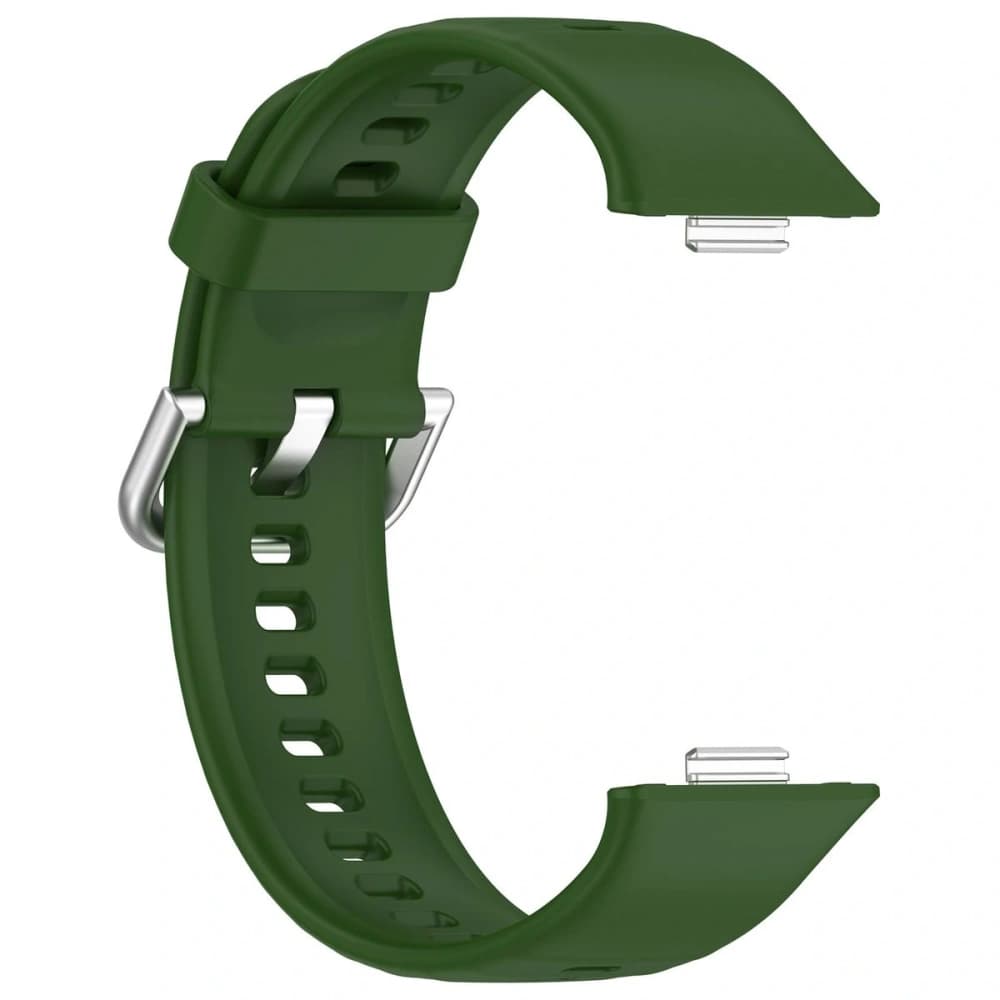 Bizon Strap Watch Silicone Pro Huawei Watch Fit 3 dark green - 5