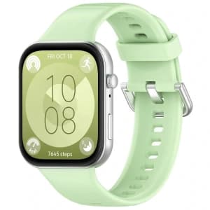 Bizon Strap Uhr Silikon Pro Huawei Watch Fit 3 hellgrün