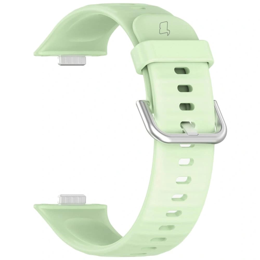 Bizon Strap Uhr Silikon Pro Huawei Watch Fit 3 hellgrün - 3