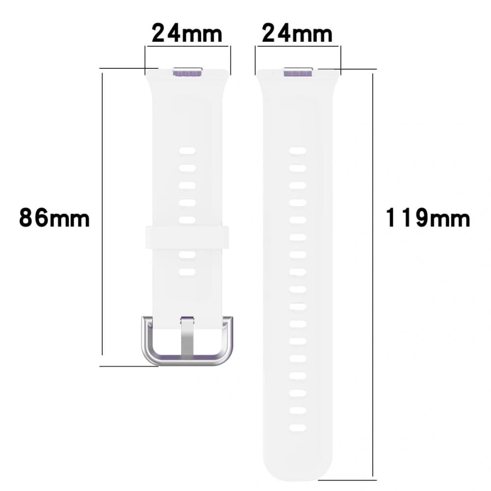 Bizon Strap Watch Silicone Pro Huawei Watch Fit 3 white - 2