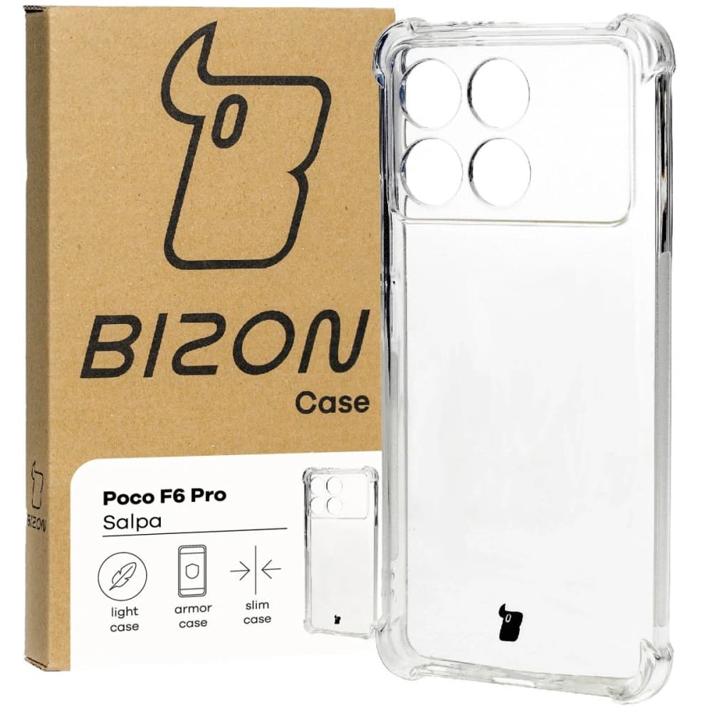 Bizon Case Salpa Xiaomi Poco F6 Pro clear - 1
