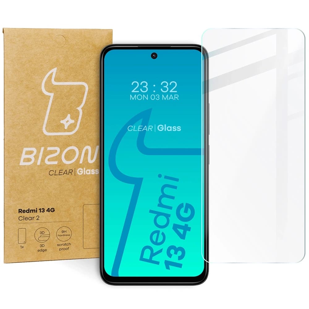 Bizon Glas Klar 2 Xiaomi Redmi 13 4G - 1