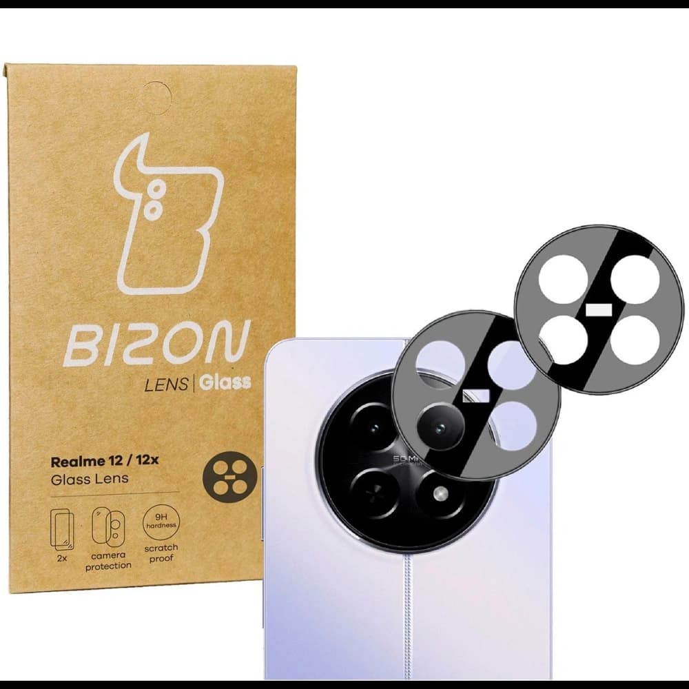Bizon Glaslinse Realme 12 5G/12X 5G [2 PACK] - 1