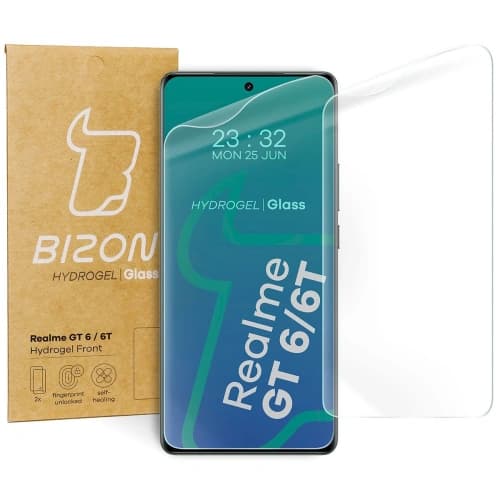 Bizon Glass Hydrogel Front Realme GT 6 / 6T [2 PACK]