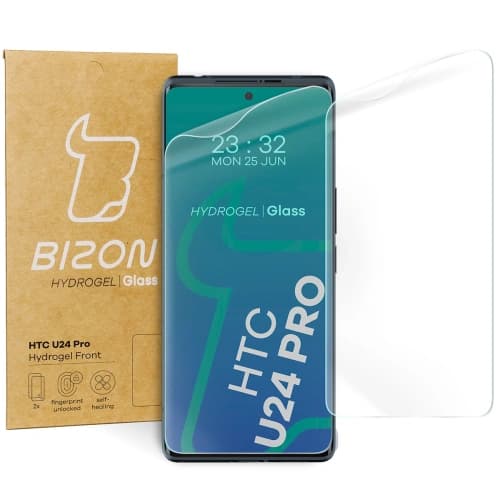 Bizon Glass Hydrogel Front HTC U24 Pro [2 PACK]