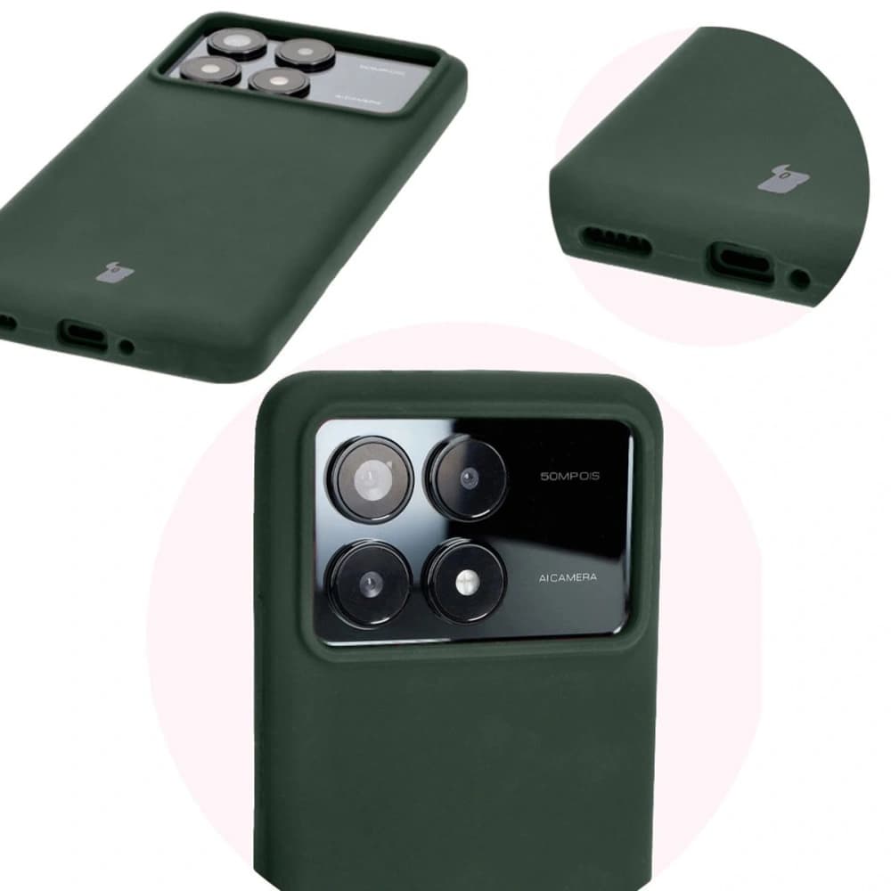 Bizon Soft Case Xiaomi Poco F6 Pro dunkelgrün - 12
