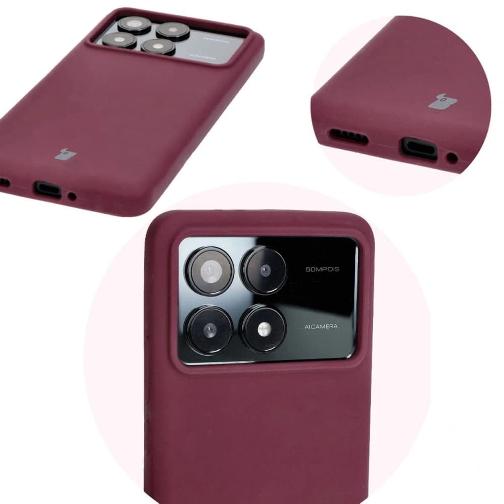 Bizon Soft Case Xiaomi Poco F6 Pro dunkel lila - 12