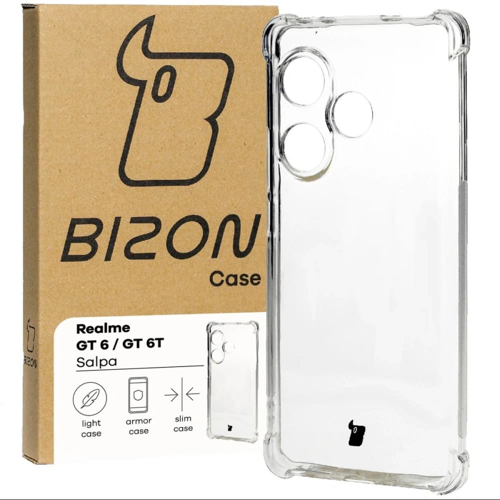 Bizon Case Salpa für Realme GT 6 / GT 6T / GT Neo 6 / GT Neo 6 SE klar - 1