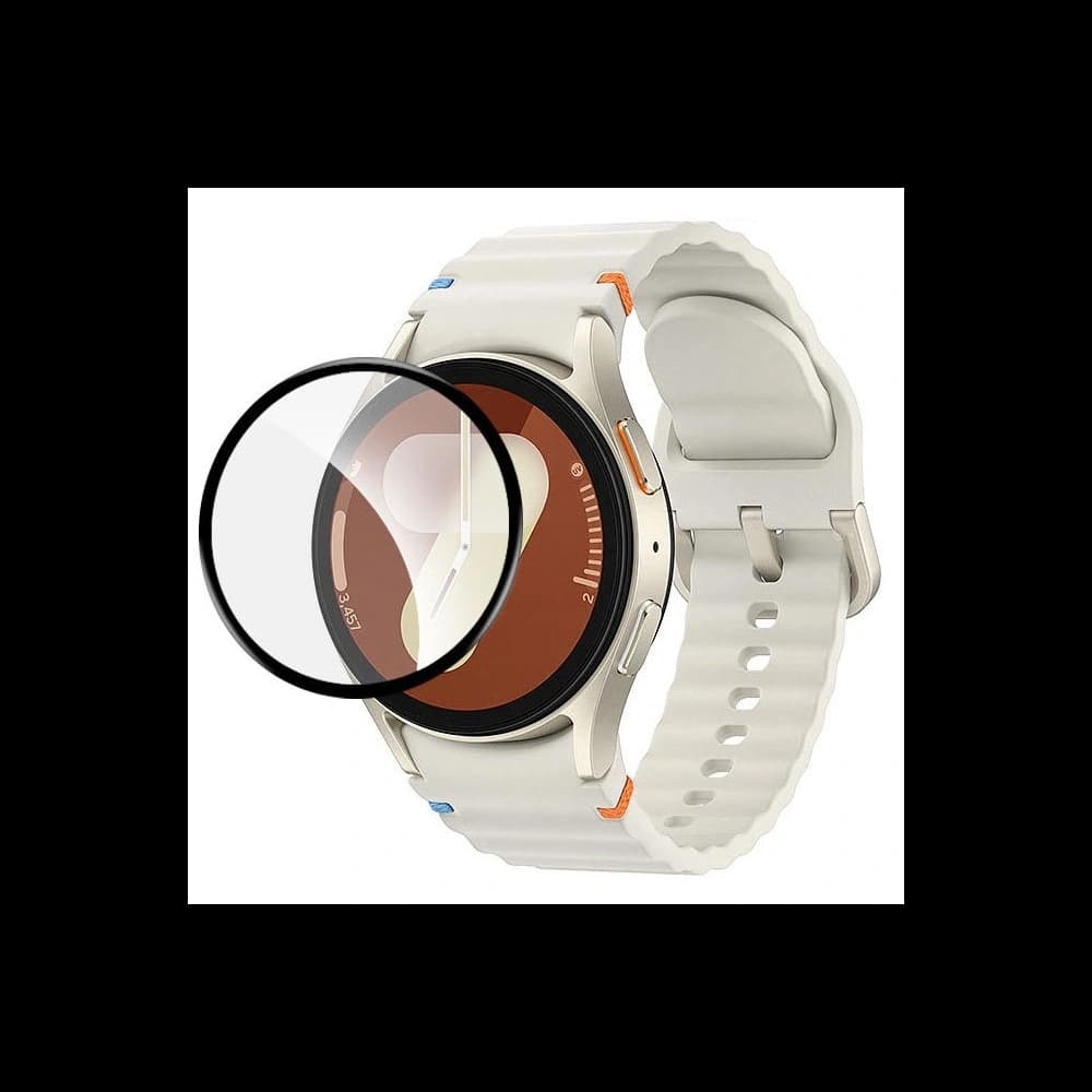 Bizon Glass Watch Edge Hybrid Samsung Galaxy Watch 7 44 mm schwarz - 2