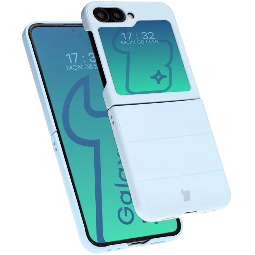 Bizon Case Tur Samsung Galaxy Z Flip 6 / 7 FE hellblau - 1