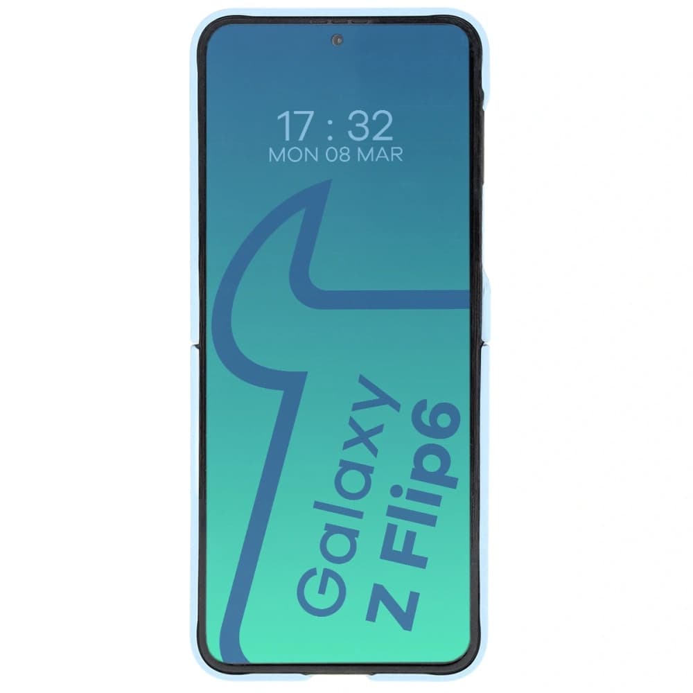 Bizon Case Tur Samsung Galaxy Z Flip 6 / 7 FE hellblau - 8