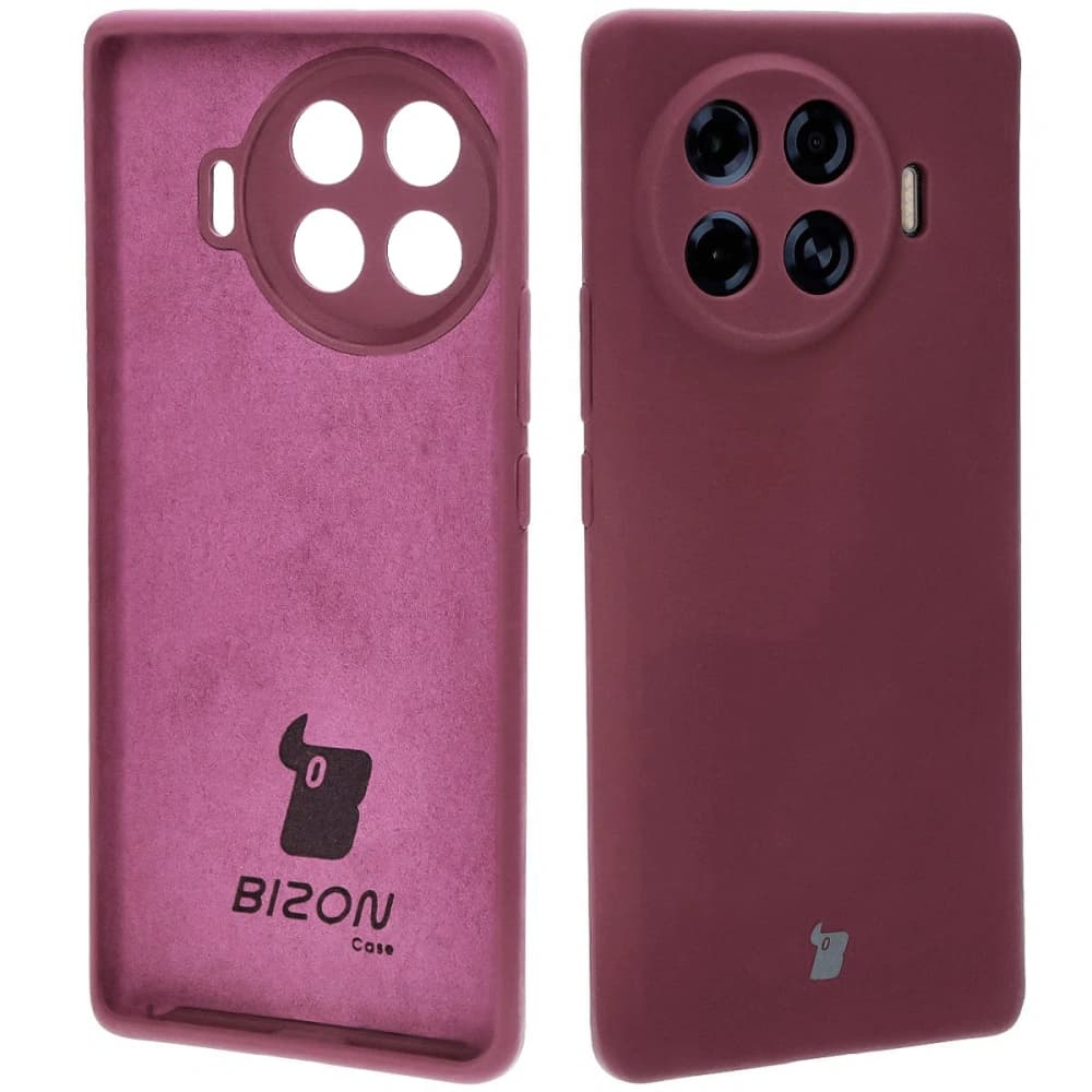 Bizon Soft Case Tecno Spark 20 Pro+ dunkel lila - 1