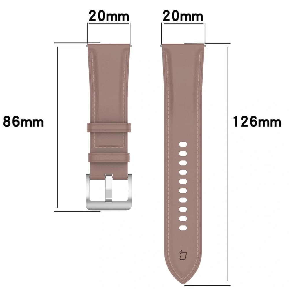 Bizon Strap Watch Casual Samsung Galaxy Watch FE/7/6/6 Classic/5/5Pro/4/4 Classic pink - 2