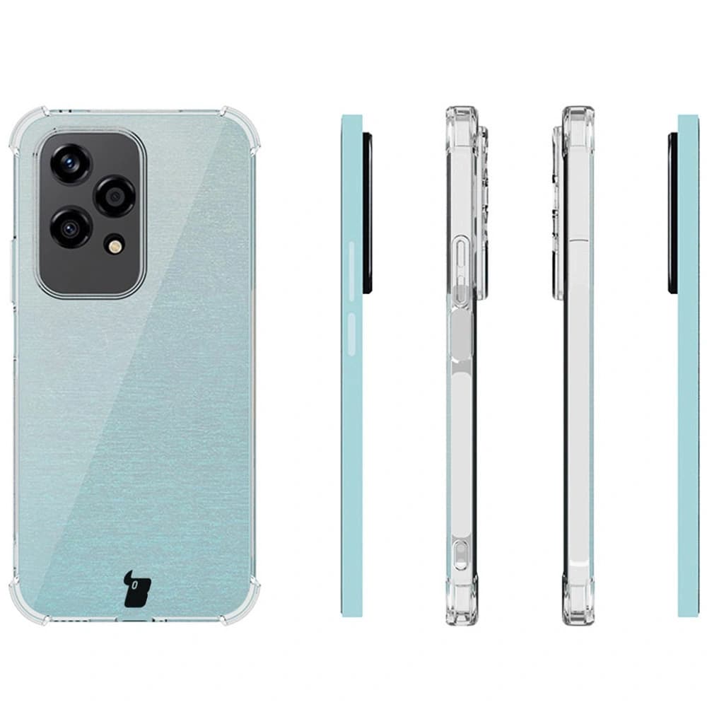 Bizon Case Clear Pack flexibles Case + 2x Bildschirmfolie Honor 200 Lite klar - 5