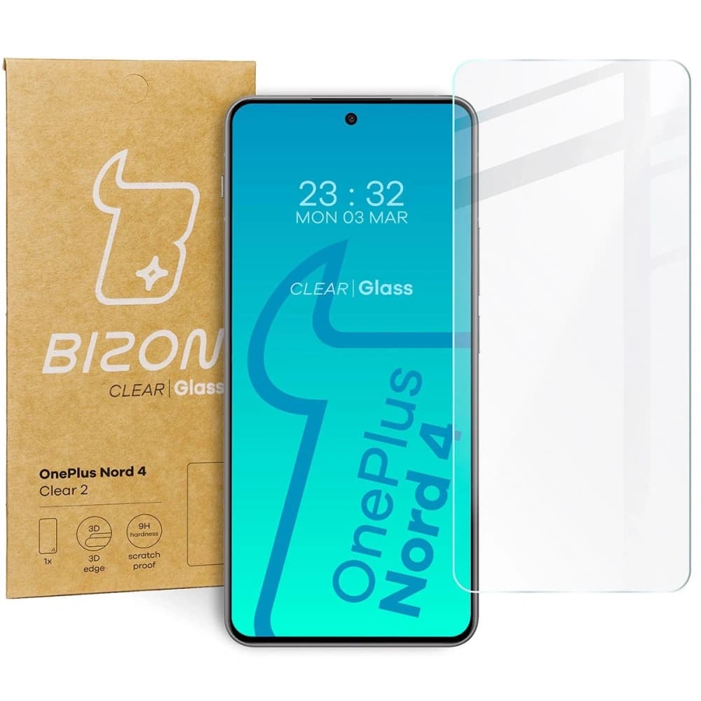 Bizon Glas Klar 2 OnePlus Nord 4 - 1