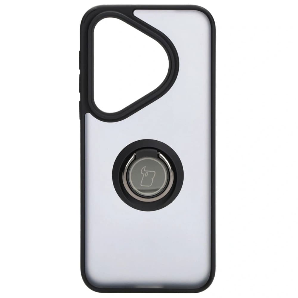 Bizon Case Hybrid Ring Huawei Pura 70 Pro / Pro+ smoky with a black frame - 2