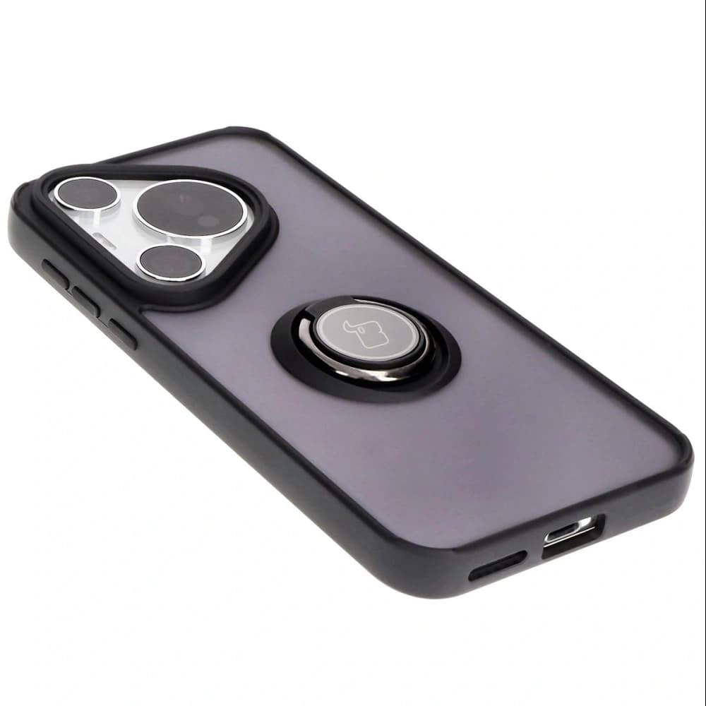 Bizon Case Hybrid Ring Huawei Pura 70 Pro / Pro+ smoky with a black frame - 4