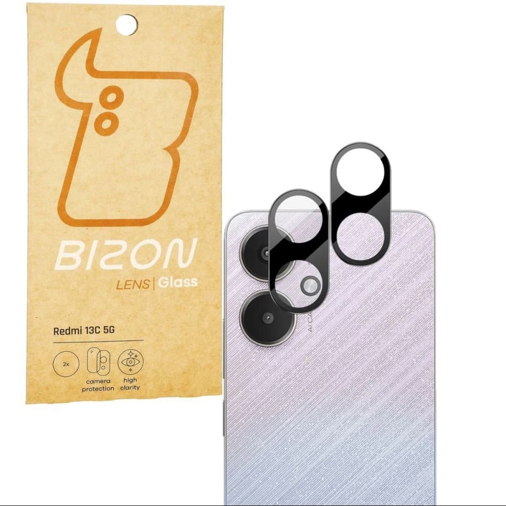 Bizon Glaslinse Xiaomi Redmi 13C 5G [2 PACK] - 1