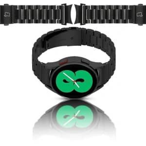 Bizon Strap Watch Aura Samsung Galaxy Watch FE/7/6/6 Classic/5/5 Pro/4/4 Classic black